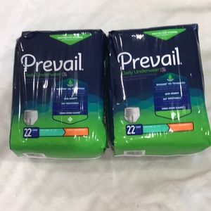 COPY - Prevail daily underwater extra absorbency 2 packs 22 each packs, total 4…